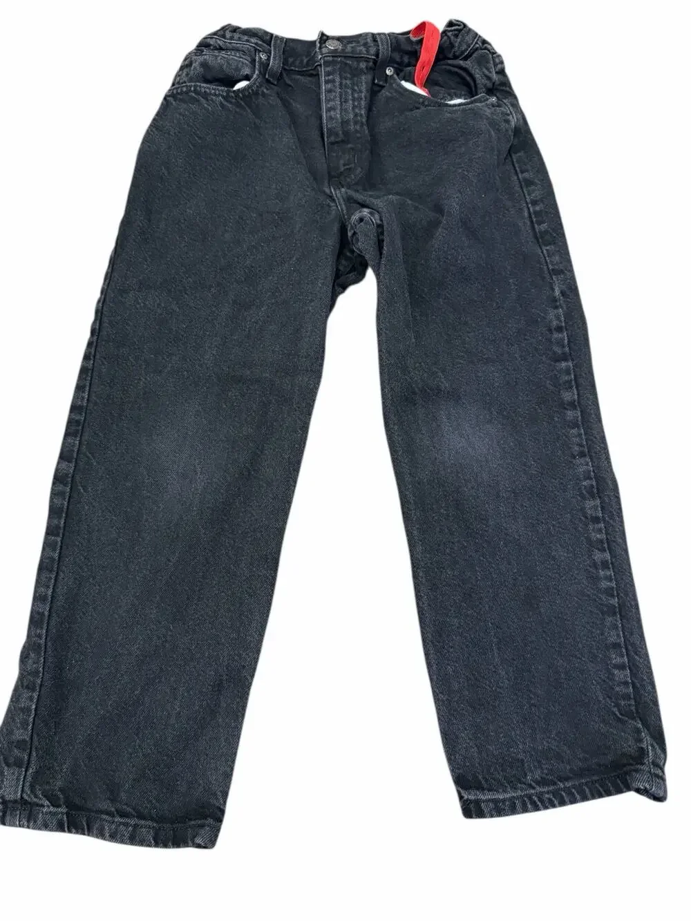 Arizona Jean Co Vintage Black Wash Denim Relaxed Fit Jeans Youth Size 10 Husky